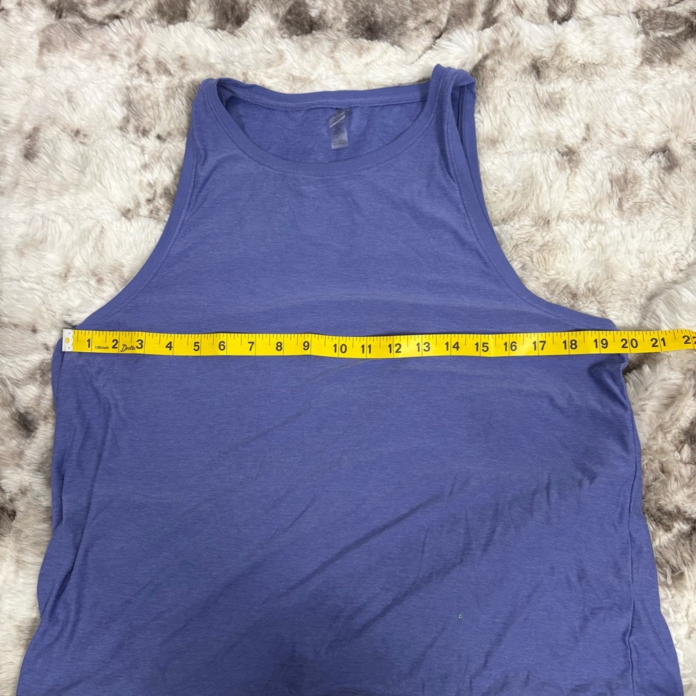 Beyond Yoga Soft Blue Muscle Sleeveless Tank Sz L - Picture 5 of 5